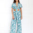Ψηλόμεση Γυναικεία Παντελόνα με Boho Print